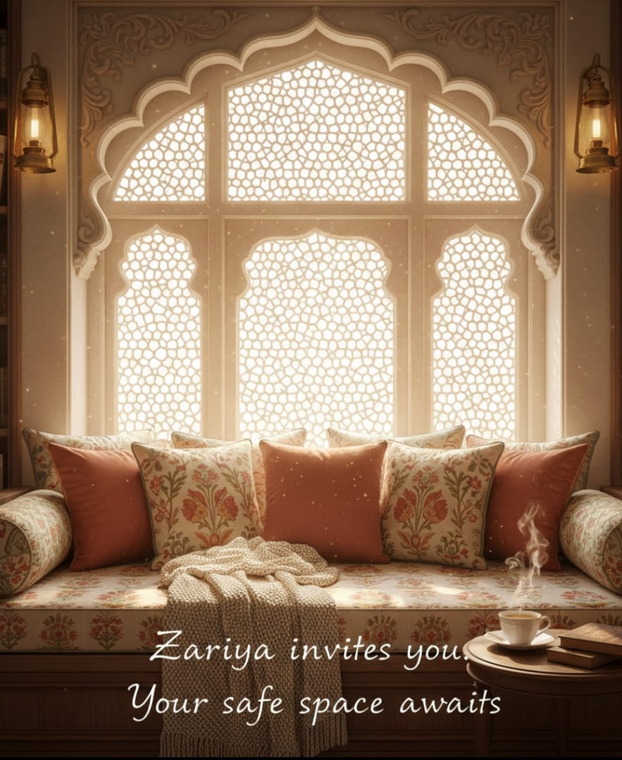 Group sharing stories in a calm setting